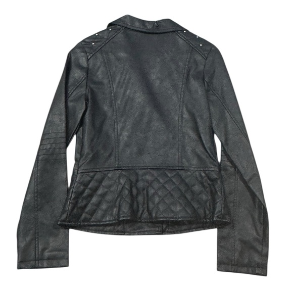 MAYORAL***Girls Black Faux Leather Jacket***Size 14 NEW - Picture 3 of 3